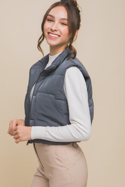 Puffer Vest With Pockets