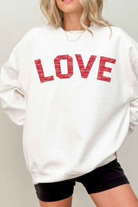 LOVE VALENTINES OVERSIZED SWEATSHIRT